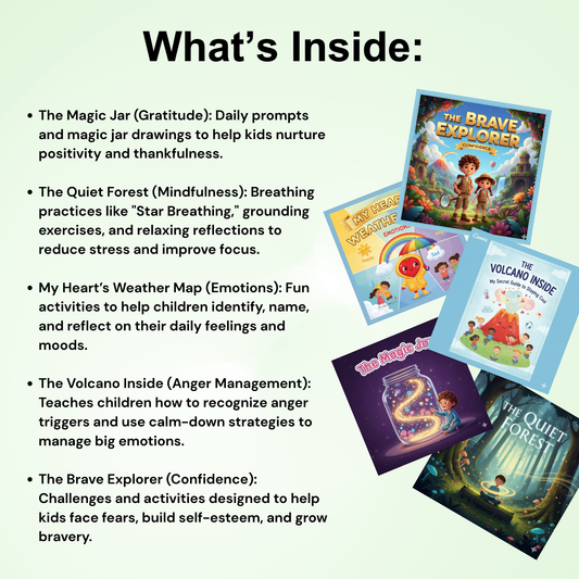 Extrike Kids Mental Health Bundle – 5-in-1 Workbooks